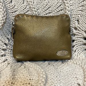 RARE Fendi Gold cosmetic pouch